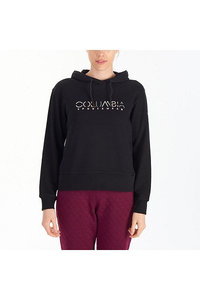 Columbia Hanorac de bază cu glugă CSC cu model șablon Columbia pentru femei - CS0300 negru