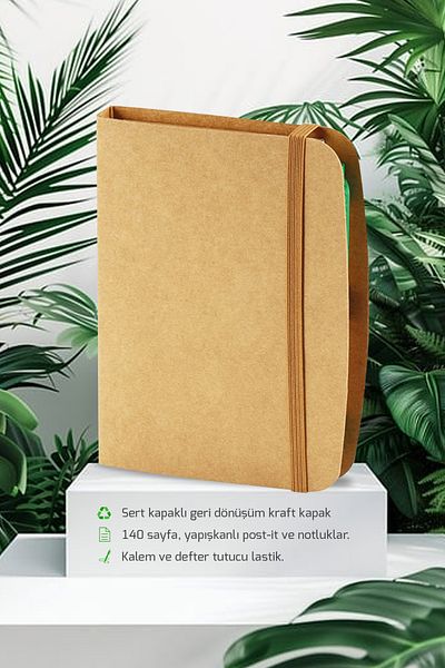Copyder Set de notebook Kraft ecologic cu copertă rigidă