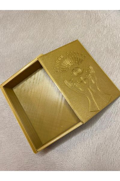 MYA DESİGN JEWERLY Tarot Cards Storage Box - with Slide Lid