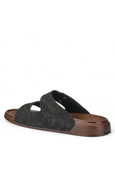Ayzen Men's 42-44 Black Comfort Slippers
