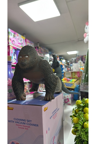 u-toys Gorilla Ve Godzilla set Büyük Boy Sesli Godzilla İkili Dev Set
