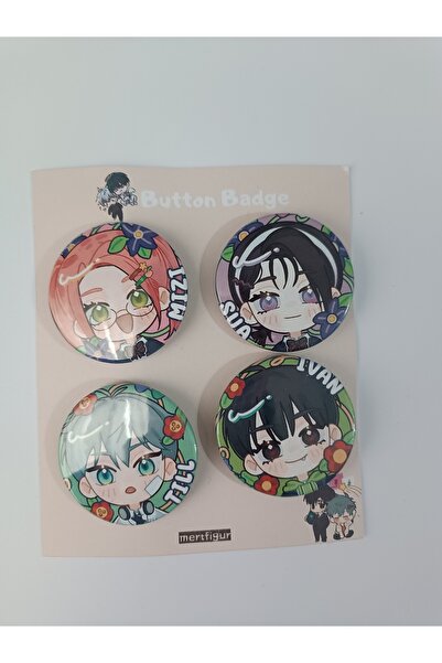 mertfigur Alien Stage Anime Buton Rozet Seti (44mm)