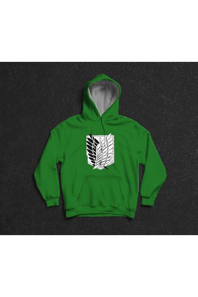 Merkür Store Attack on Titan Printed - Unisex Oversize Hooded Hoodie Sweatshirt