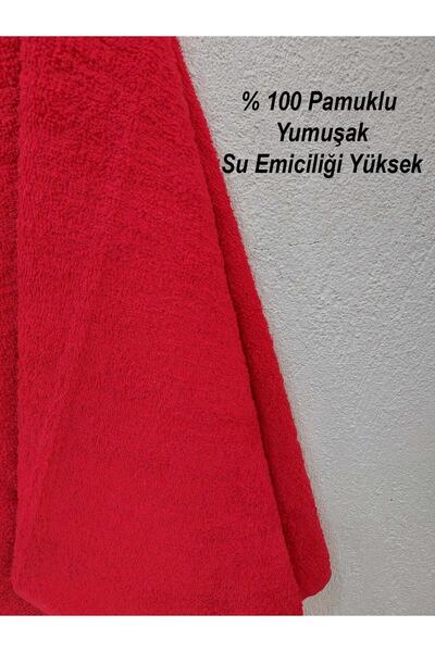 Mef Collection Червоний рушник для перукаря Рушник для перукаря Рушник для спортсменів Рушник для обличчя Рушник для голови 50x90 см 3 штуки