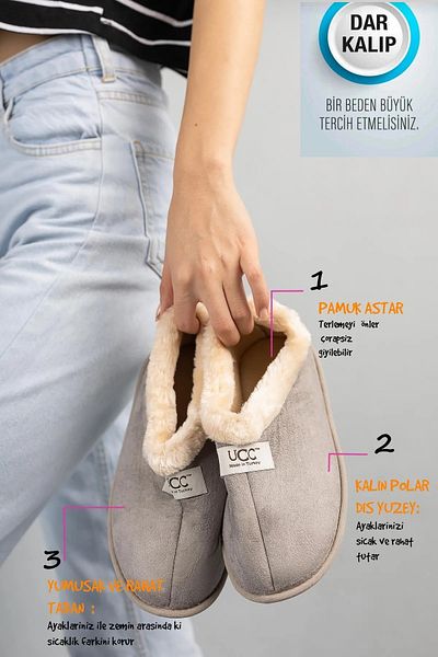 Mater Ayakkabı Χειμερινές παντόφλες UCC Unisex Wool Inside
