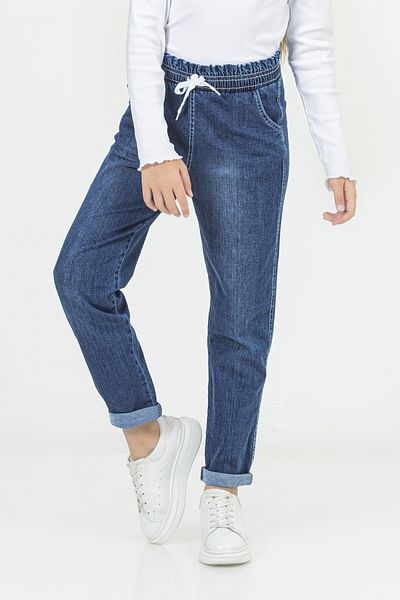 DMB BOYS & GIRLS Cotton Elastic Waist Tight Leg Jeans Girls' Jeans