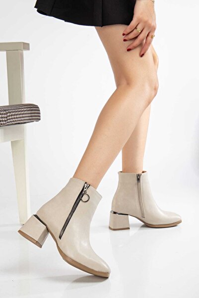 SEDRİK yeni sezon kalın topuklu iki fermuarlı su geçirmez bot