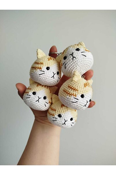 ev atölyem amigurumi kedi anahtarlık (adet fiyatıdır)
