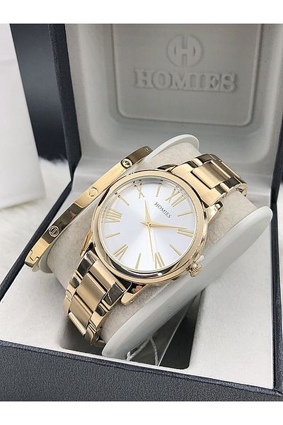 Homies New Season Wrist Watch and Steel Bracelet Gift - Hmsby- 2024121031