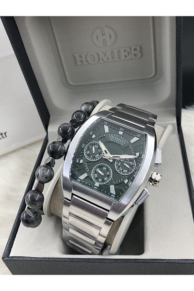 Homies Men's Watch Natural Stone Bracelet New Season with Gift Hmsek- 2024121046