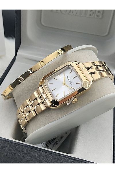 Homies New Season Steel Bracelet Wrist Watch with Gift - Hmsby- 2024121030