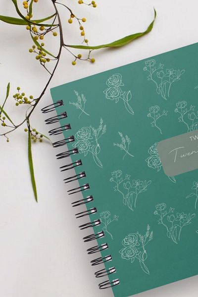 pcpapiruscraft A5 SPIRAL UNLIMITED PLANNER ΑΓΕΝΤΟ-12 ΜΗΝΩΝ-ΑΝΘΙΣΤΑ