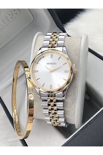 Homies New Season Steel Bracelet Wrist Watch with Gift - Hmsby- 2024121036