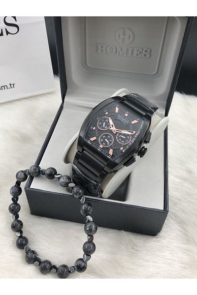 Homies Men's Watch Natural Stone Bracelet New Season with Gift Hmsek- 2024121048