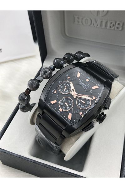 Homies Men's Watch Natural Stone Bracelet New Season with Gift Hmsek- 2024121048