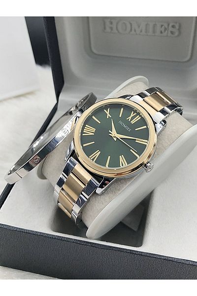 Homies New Season Wrist Watch and Steel Bracelet Gift - Hmsby- 2024121034