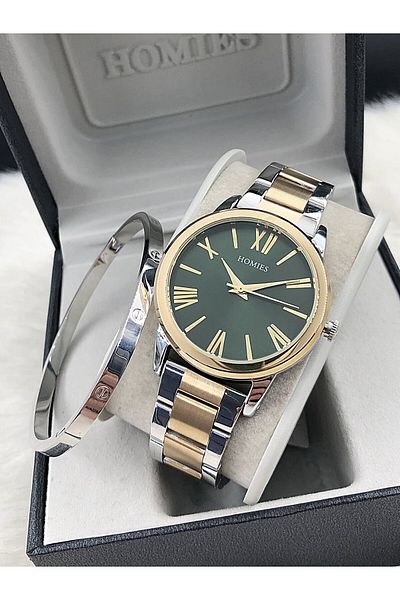 Homies New Season Wrist Watch and Steel Bracelet Gift - Hmsby- 2024121034