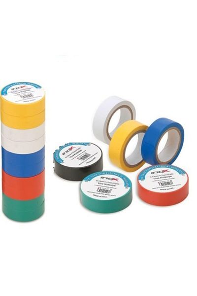 inox 10Pcs Electrical Tape 0.13Mmx17Mm