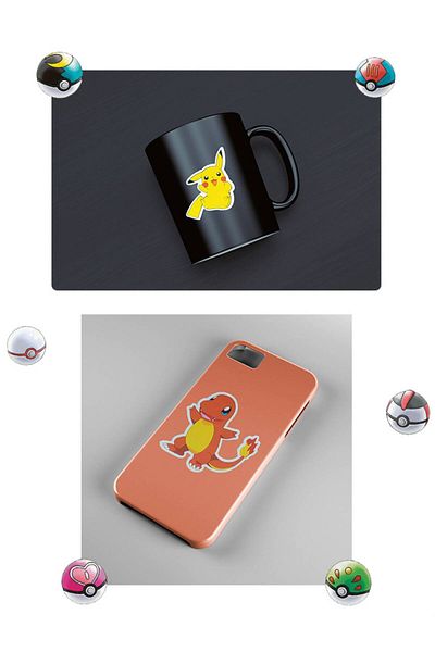 HEDİYENE BAK مجموعة ملصقات Pikachu Series 1 Macbook Notebook Tablet Phone Agenda Laptop Notebook