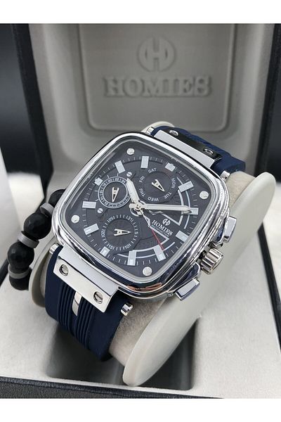 Homies Men's Watch Natural Stone Bracelet New Season with Gift Hmsek- 2024121056