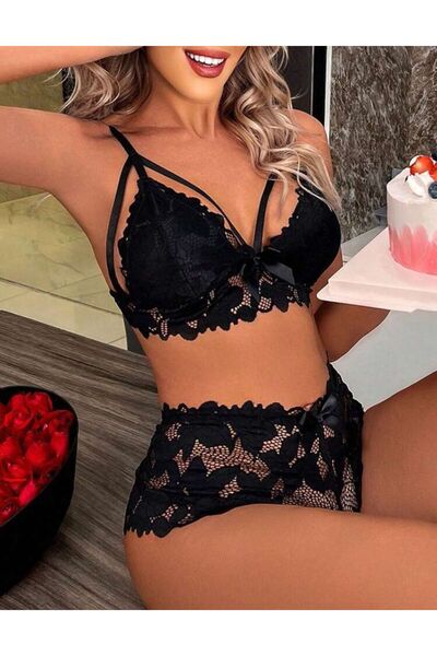 TİESSİ Cămașă de noapte cu dantelă de mărime mare pentru femei