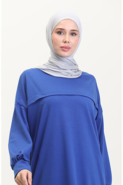 sefamerve 0549-03 Σετ χιτώνα και παντελόνι Saks - Δύο κλωστές