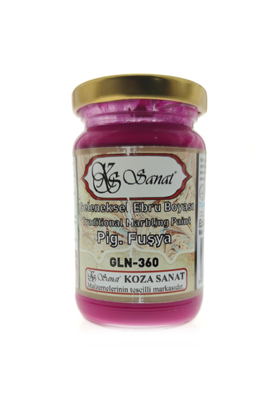 Koza Sanat Geleneksel Ebru Boyası 105cc - Pig. Fuşya