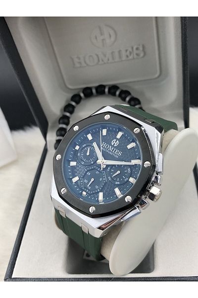 Homies Men's Watch Natural Stone Bracelet New Season with Gift Hmsek- 2024121050