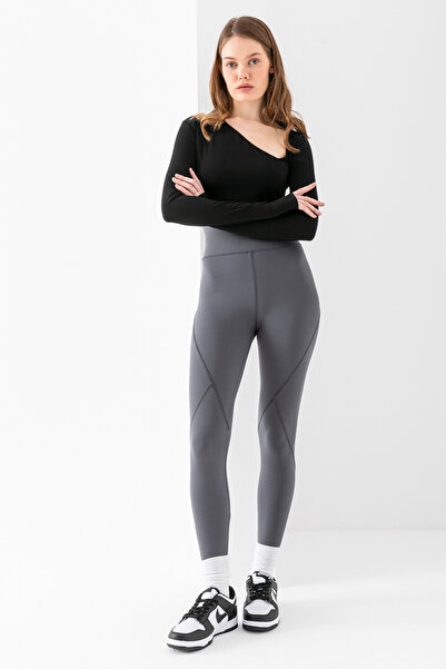 LEBRA Ženske dimljene Visok struk Oblikuje figuru Karyoka šivane prozračne Me...