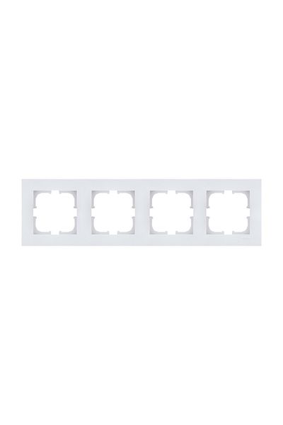 REWEL Exen Karell White Quadruple Frame 200- 010000 -104 321059