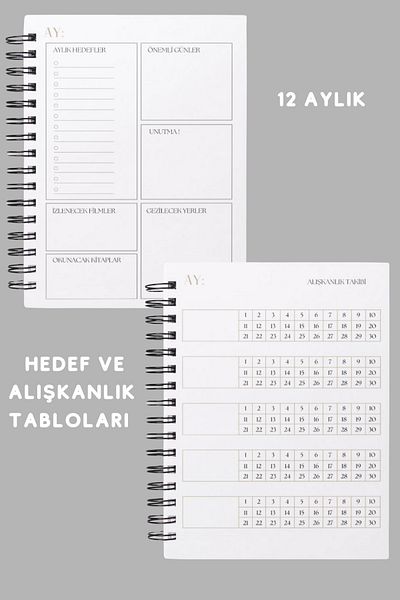pcpapiruscraft A5 SPIRAL UNLIMITED PLANNER AGENDA-12 ΜΗΝΩΝ-ΚΙΝΗΤΟΤΗΤΑ