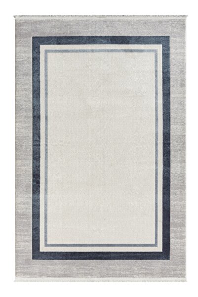 Seyran Zen Collection Acrylic Woven Carpet 7001 Blue