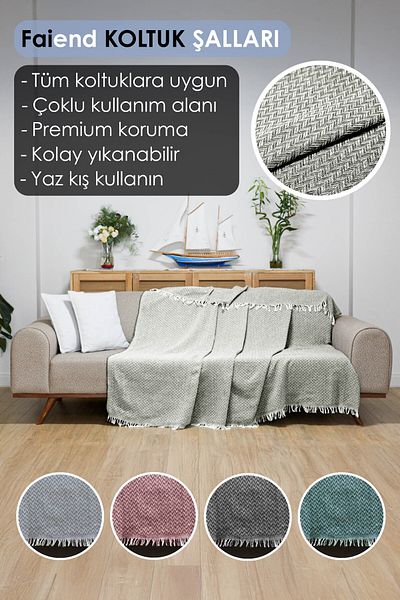 Faiend Husa Fotoliu 160X 210 Cm Canapea Canapea Pat Divan Husa Fotoliu Bumbac Lavabil Simplu Şal