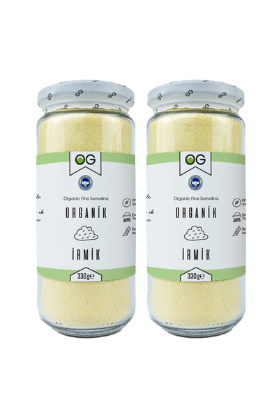 OG natural 2'li Organik İrmik 330 Gr