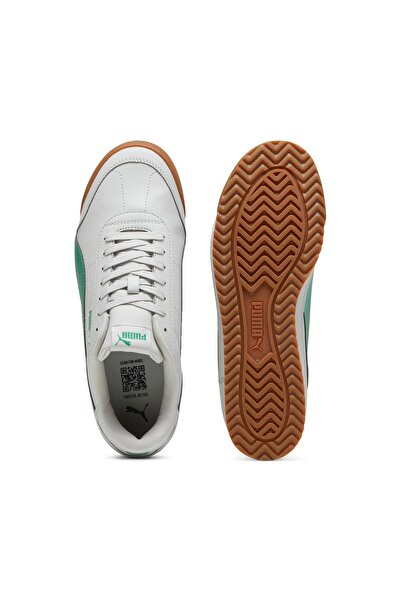 Puma Turino II-Cool Light Grey Archive Green Gum - Pulóver