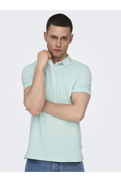 Only & Sons Onsfletcher Life Slim Fit Yucca Polo Noos - 22024827
