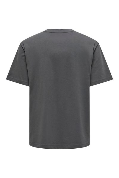 Only & Sons Onsfred Life Rlx Ss Tee - Noos 22022532   Gray Pinstripe