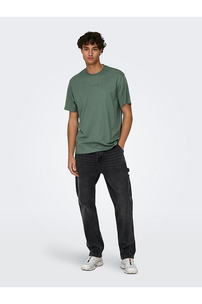 Only & Sons Onsmax Life Ss Stitch Tee Noos 22025208 Dark Forest
