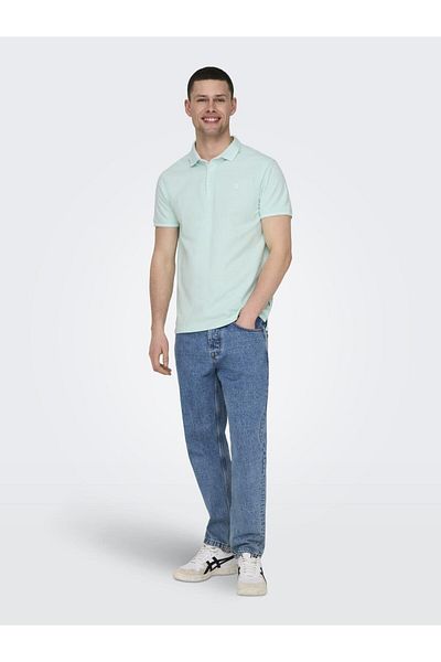 Only & Sons Onsfletcher Life Slim Fit Yucca Polo Noos - 22024827