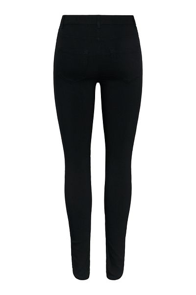 PIECES Schwarze Strumpfhose mit hoher Taille für Damen Jeans17080560 PCHIGHSKIN