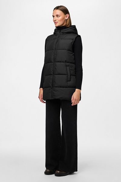 PIECES Weste Damen/Mädchen Schwarz