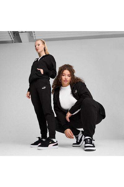 Puma ESS رقم صغير 1 شعار Sweatpants - TR cl PU النسيج