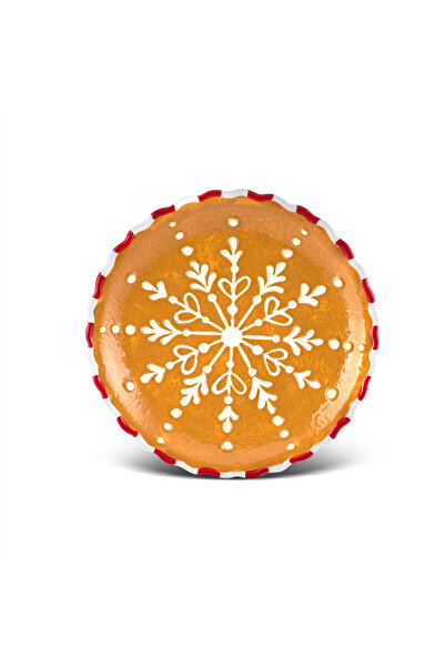 Karaca New Year Yılbaşı Gingerbread Pasta Tabağı 20 Cm
