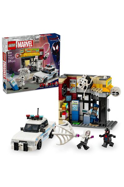 LEGO مجموعة Marvel Spider-Verse: مايلز موراليس وبقعة - من عمر 9 سنوات فما فوق (375 قطعة)