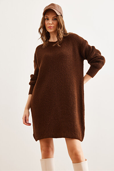 Olalook Γυναικείο φόρεμα με μαλακή υφή πλεκτό τουνίκ ELB- 19001802