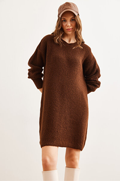 Olalook Γυναικείο φόρεμα με μαλακή υφή πλεκτό τουνίκ ELB- 19001802