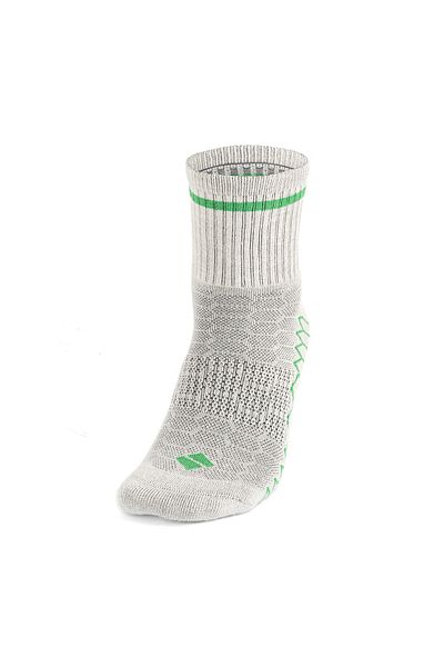 Bonny Silver No Smell Running and Hiking Men's Green Socket Silver Socks