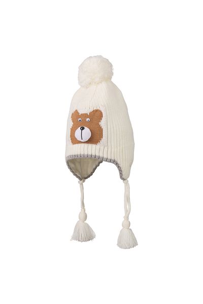 Kitti Kit Kids Knitted Beanie -Double Layers with Fleece Inside 4-8 Years (130-09)
