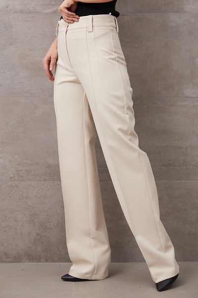 DPARİS Pantaloni cu iarbă în față