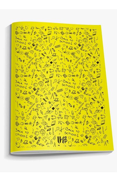 Royaleks U-Deep 80/4 - دفتر ملاحظات مكون من 12 قطعة مع غطاء بلاستيكي مقاس A4